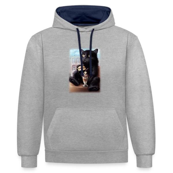 CAESAR 2019 sur Sweat à capuche contrasté