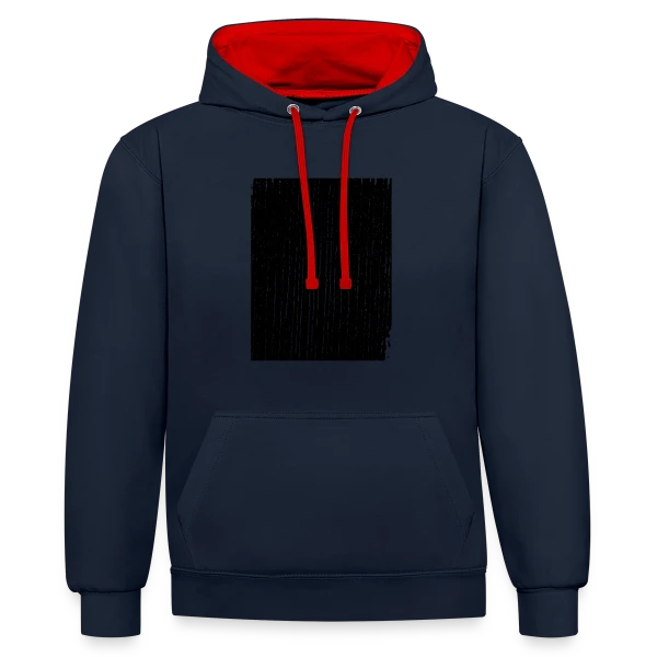 Texture Grunge Verticale sur Sweat à capuche contrasté