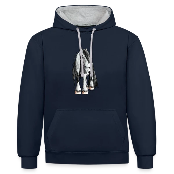 L'Élégant Irish Tinker sur Sweat à capuche contrasté