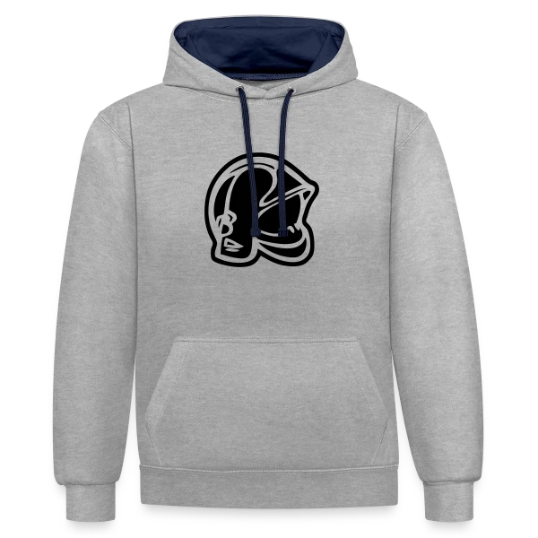 Casque de Pompier – Héroïsme Quotidien sur Sweat à capuche contrasté