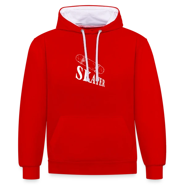 Skater: Un Mode de Vie sur Sweat à capuche contrasté