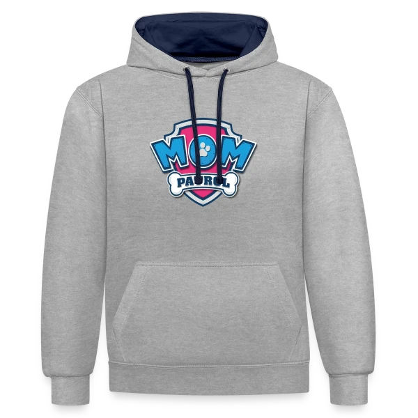 Maman Pat' Patrouille : T-shirt Idéal pour les Fans ! sur Sweat à capuche contrasté