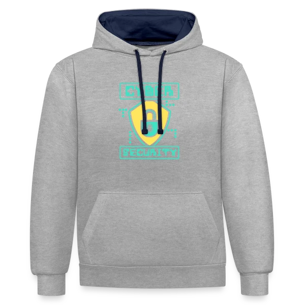 Maître CyberSécurité | Hacking & IT sur Sweat à capuche contrasté