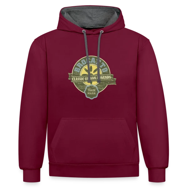 Brocatto Légendes Urbaines Classiques sur Sweat à capuche contrasté