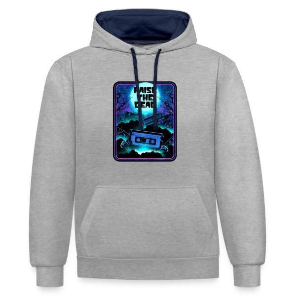 Esprit Vintage Texturé sur Sweat à capuche contrasté