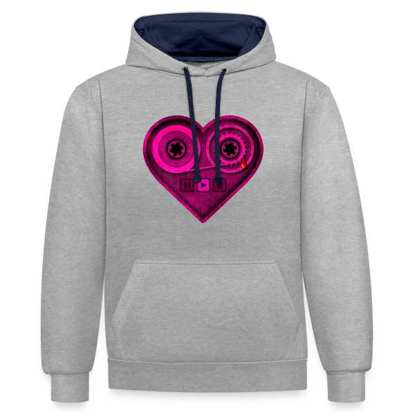 Libéré de la Douleur sur Sweat à capuche contrasté