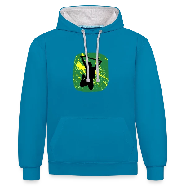 L'Essence du Skateur : Skate & Longboard sur Sweat à capuche contrasté