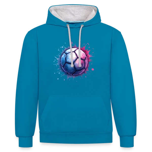 Idées Cadeaux Handball - Pour les Passionnés sur Sweat à capuche contrasté