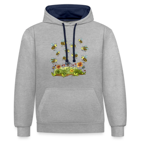 Monde des Insectes sur Sweat à capuche contrasté