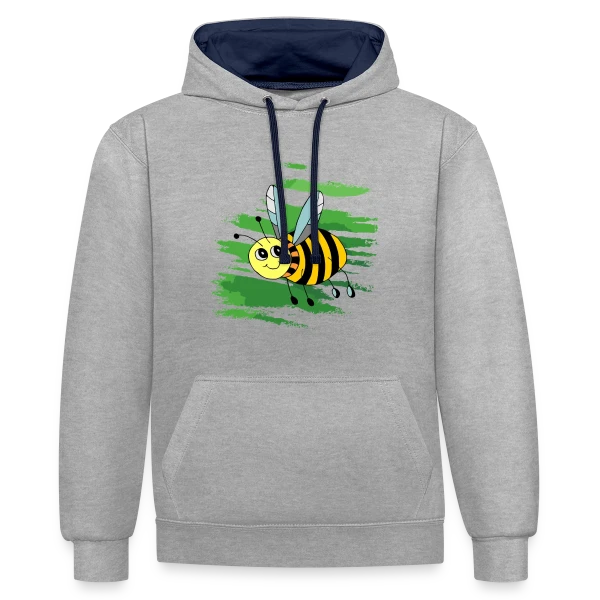 Insectes Fascinants : Merveilles de la Nature sur Sweat à capuche contrasté