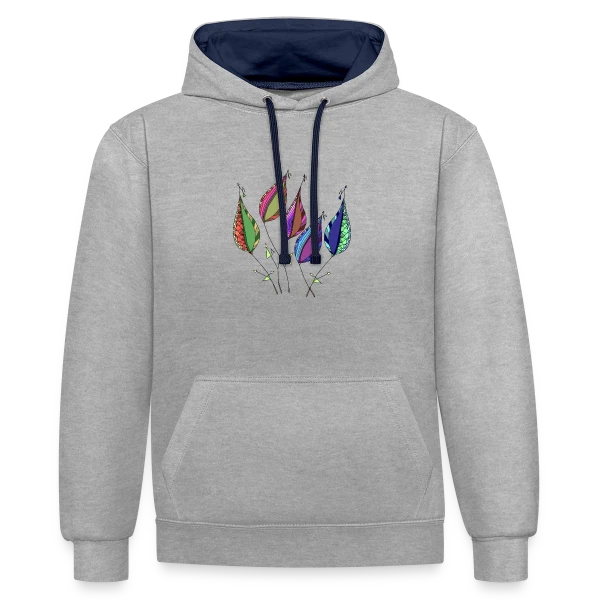 Code Mystère 1331 sur Sweat à capuche contrasté