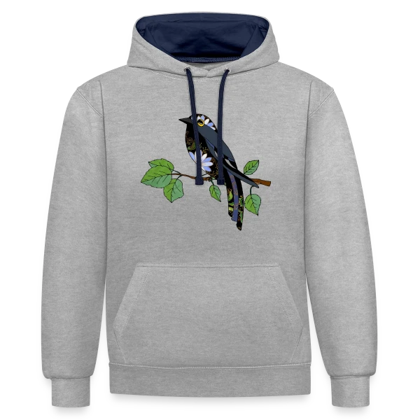 Numéro Unique 2967 sur Sweat à capuche contrasté