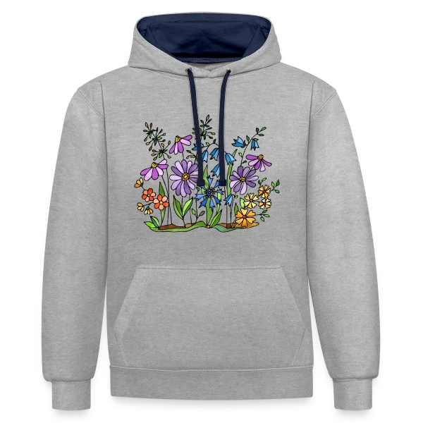 Numéro Mystère 2239 sur Sweat à capuche contrasté