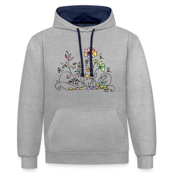 Code Secret 2255 sur Sweat à capuche contrasté
