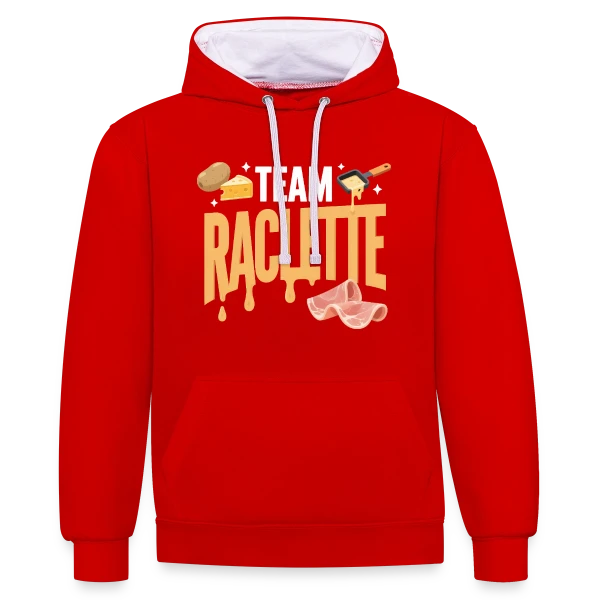 Dix-Sept - Esprit Vintage Rétro sur Sweat à capuche contrasté