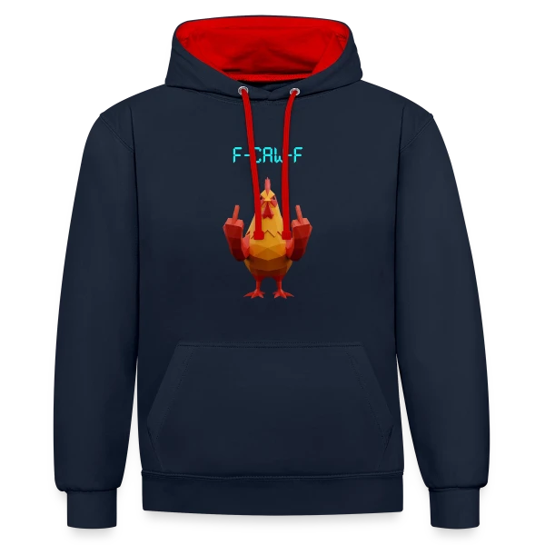 Essentiel & Pur sur Sweat à capuche contrasté