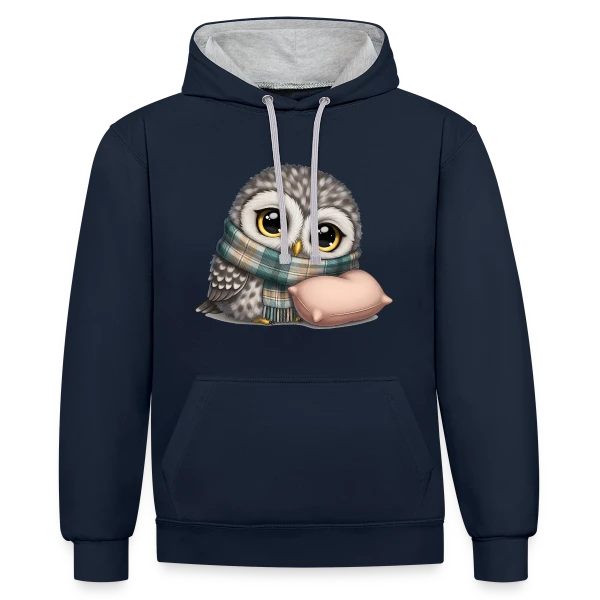 Le Numéro 1 - Design Classique sur Sweat à capuche contrasté