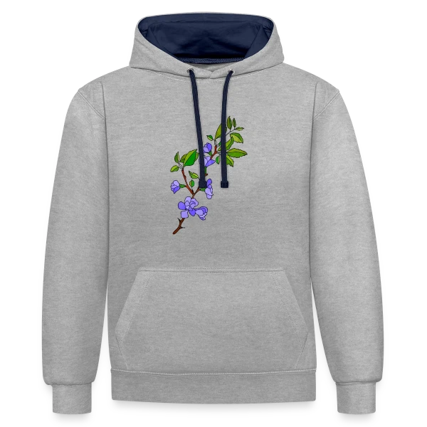Signature Numérique sur Sweat à capuche contrasté
