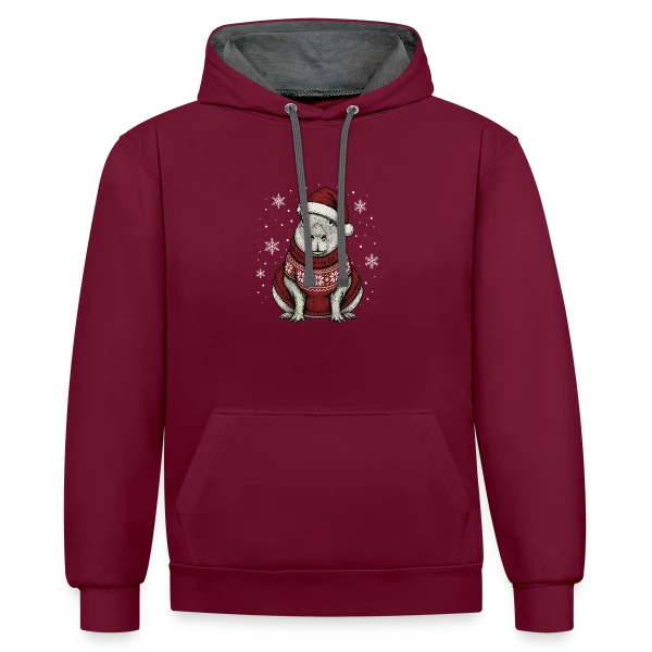 L'Expression Libre sur Sweat à capuche contrasté