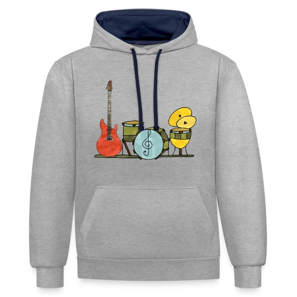 L'Énigme Numérique 3588 sur Sweat à capuche contrasté