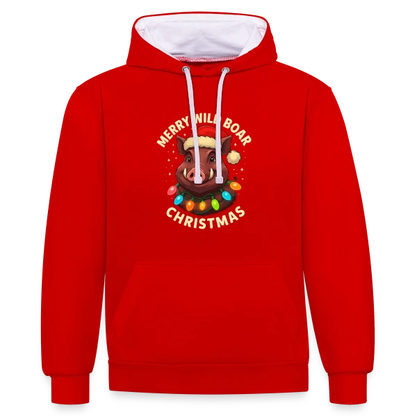 Énigme Graphique sur Sweat à capuche contrasté