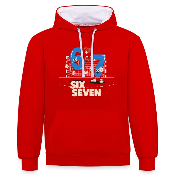 Passion Handball sur Sweat à capuche contrasté