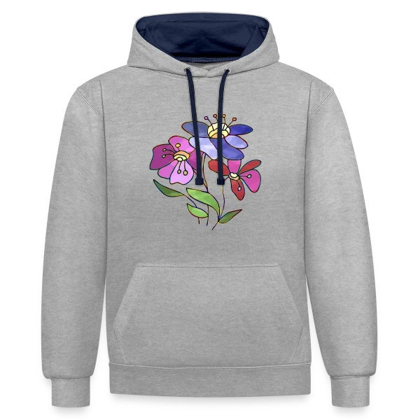 Code Secret 3516 sur Sweat à capuche contrasté