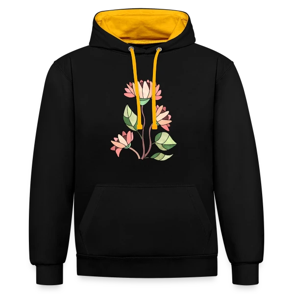 Le Chiffre 3512 sur Sweat à capuche contrasté