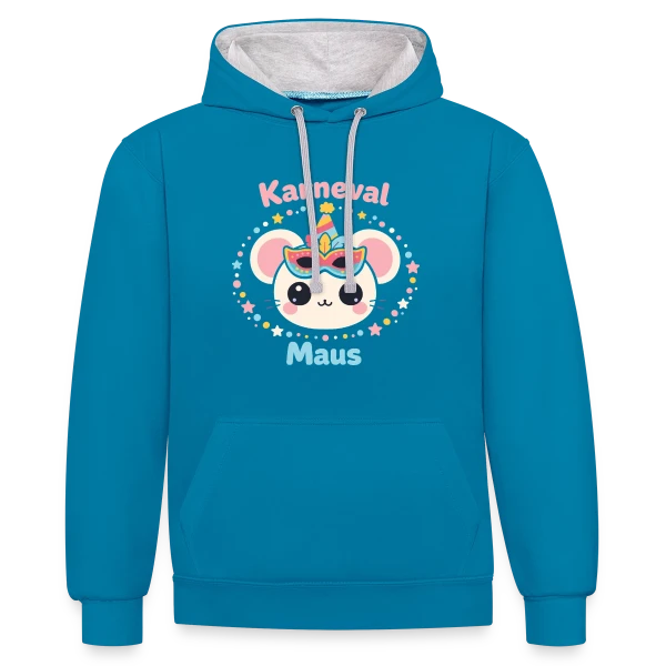 Flux Créatif sur Sweat à capuche contrasté