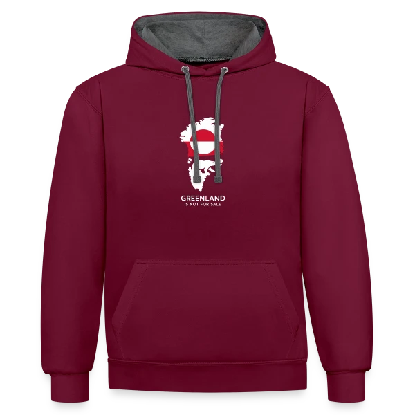Explosion de Couleurs sur Sweat à capuche contrasté