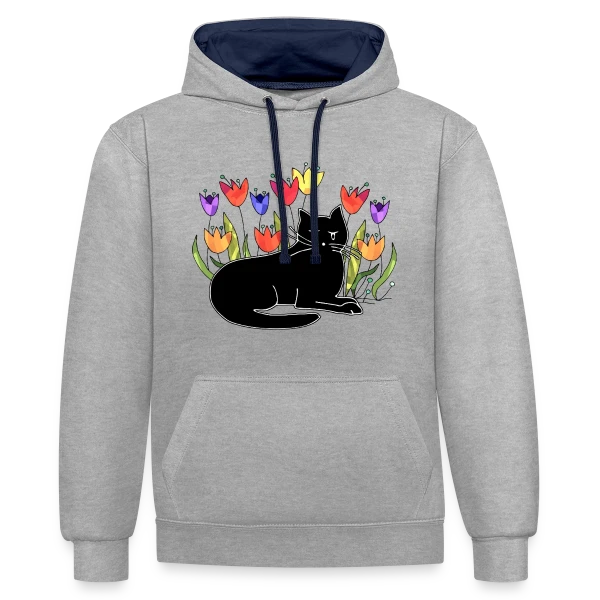 Code 3311 : Minimaliste & Tendance sur Sweat à capuche contrasté