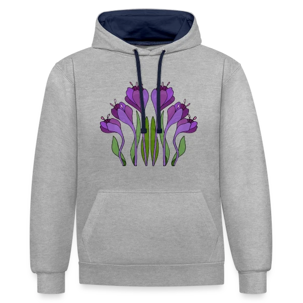 Code Secret 4134 sur Sweat à capuche contrasté