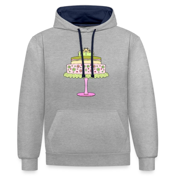Signature 3184 sur Sweat à capuche contrasté