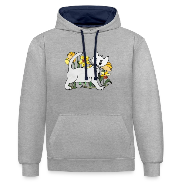 L'Énigme du Code 4093 sur Sweat à capuche contrasté