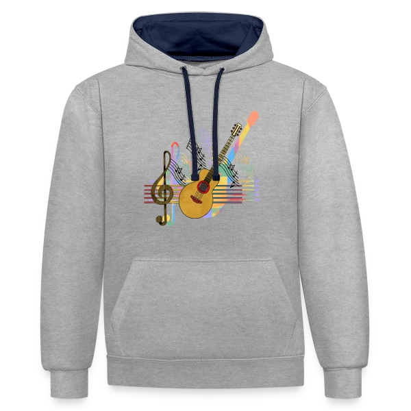Le Mystère du 4976 sur Sweat à capuche contrasté