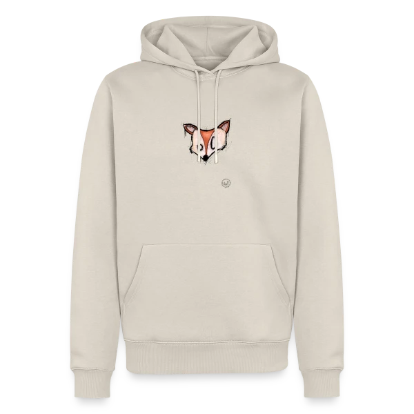 Renard Stylisé K-nimals sur Sweat à capuche Premium bio Homme