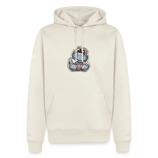 P'tit Dino Mignon sur Sweat à capuche Premium bio Homme
