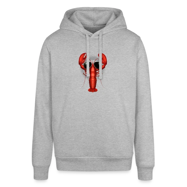 Maquette de Sweat à Capuche Bio - Homard Stylé à personnaliser