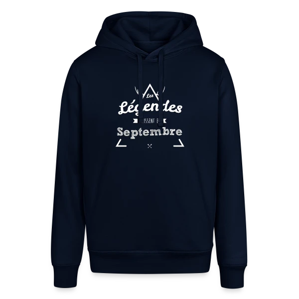 Anniversaire : Légende Née en Septembre sur Sweat à capuche SOUNDER Stanley/Stella Unisexe