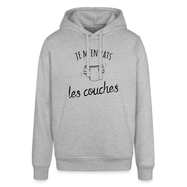 Humour "Je M'en Bats Les Couches" - Idée Cadeau Drôle sur Sweat à capuche SOUNDER Stanley/Stella Unisexe