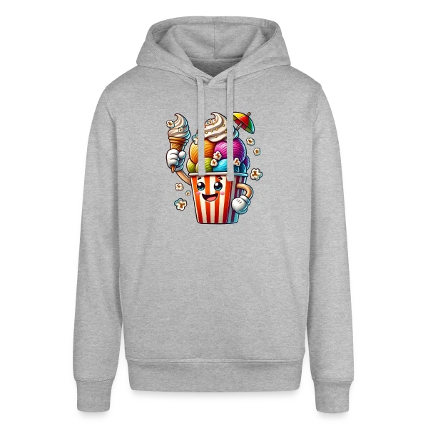 Glace Comic : Fun, Fraîcheur Estivale & Gourmandise sur Sweat à capuche SOUNDER Stanley/Stella Unisexe