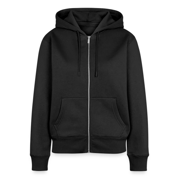 Maquette de Sweat à capuche zippé Premium bio Femme à personnaliser