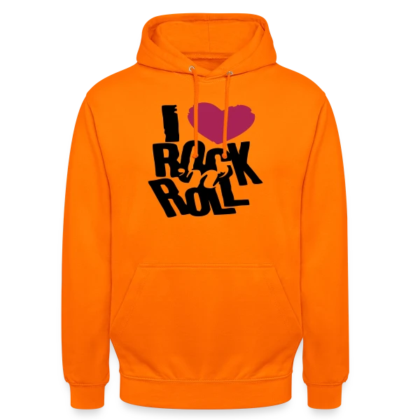 J'aime le Rock'n'Roll sur Sweat-shirt à capuche unisexe
