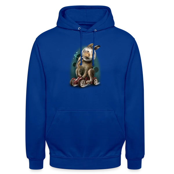 Lapin Racer Spatial sur Sweat-shirt à capuche unisexe