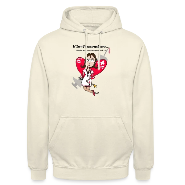 Inféermière Passionnée sur Sweat-shirt à capuche unisexe