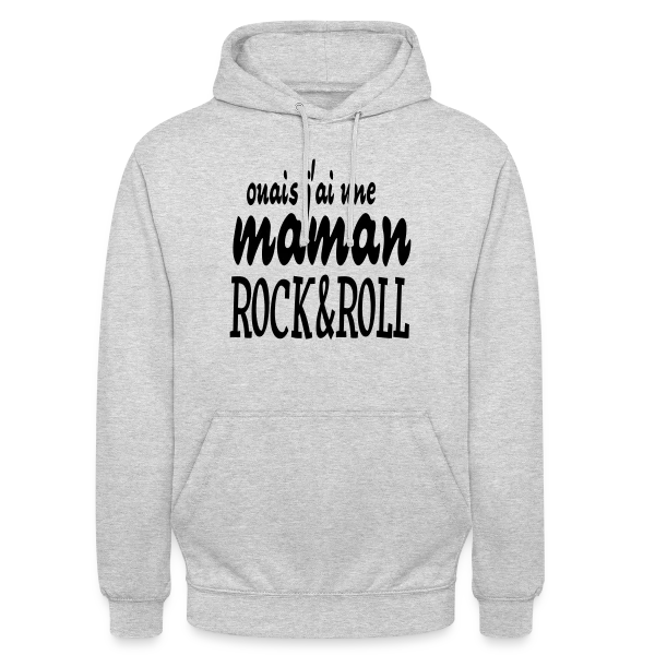 Maman Rock'n'Roll sur Sweat-shirt à capuche unisexe