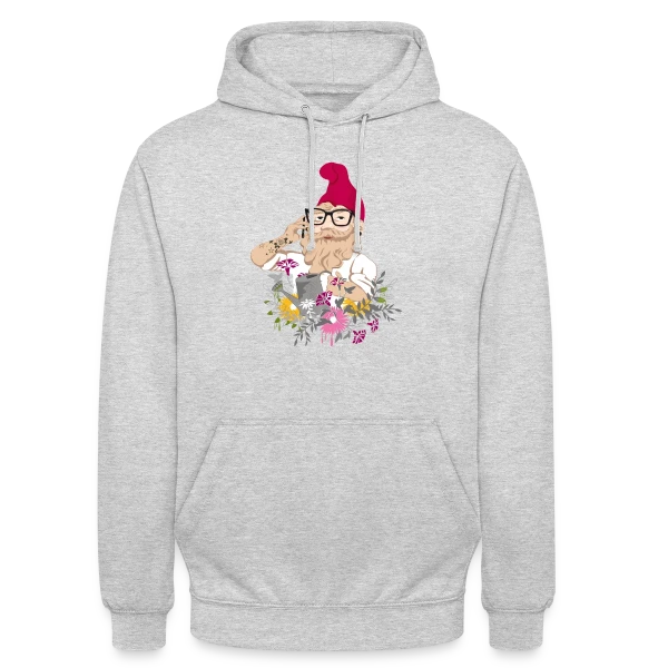 Jardinier Hipster sur Sweat-shirt à capuche unisexe