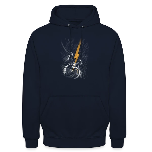 Symphonie Orageuse sur Sweat-shirt à capuche unisexe