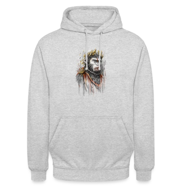 César l'Empereur Singe sur Sweat-shirt à capuche unisexe