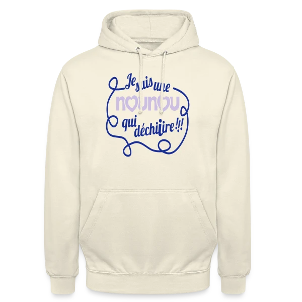 Ma Nounou en Or qui Déchire sur Sweat-shirt à capuche unisexe